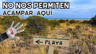 BAHÍA BUSTAMANTE SIN LUGAR PARA ACAMPAR   I  Paraíso y naturaleza salvaje. Te lo mostramos igual ❌⛔⛺