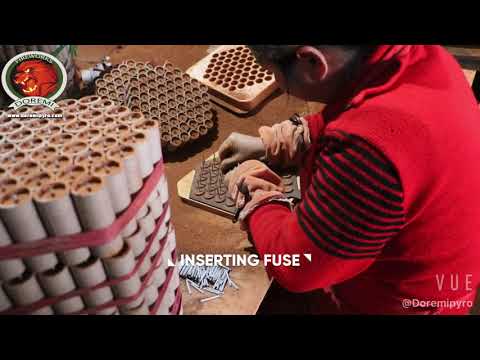 HOW TO MAKE FIREWORKS IN CHINESE FIREWORKS FACTORY---Cake Fireworks Production Process 2
