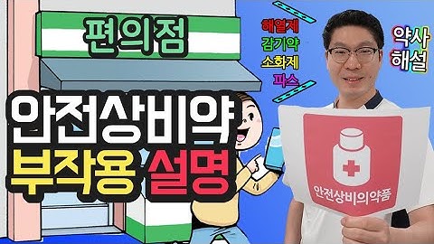 [편의점 상비약 부작용] 꼭 봐야할 약사 설명 - 타이레놀, 부루펜, 판콜, 판피린, 베아제, 훼스탈, 파스