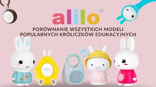 Alilo - porównanie wszystkich 8 króliczków 