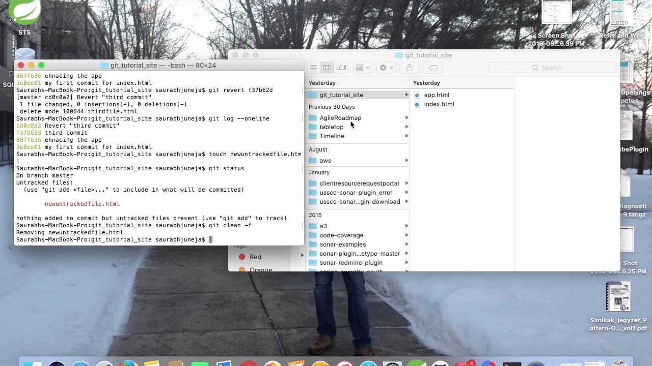 git Commands Part3 - reverting changes - YouTube