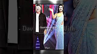 David Warner With Cricketers Blast Editz