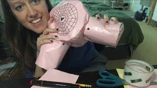 Making a hair dryer paper squishy🩷(while on TT live, subtle gum chewing) ASMR Lofi