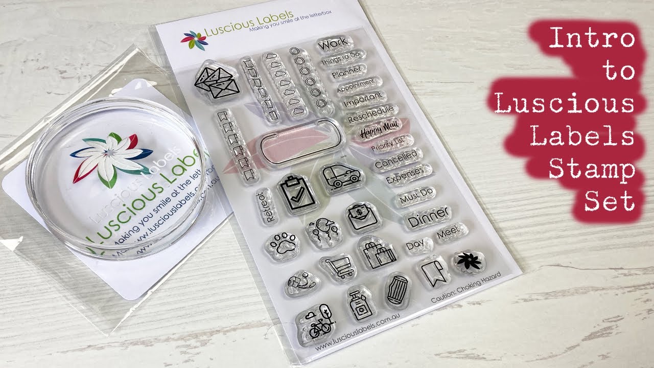 Intro to Luscious Labels Stamp Set