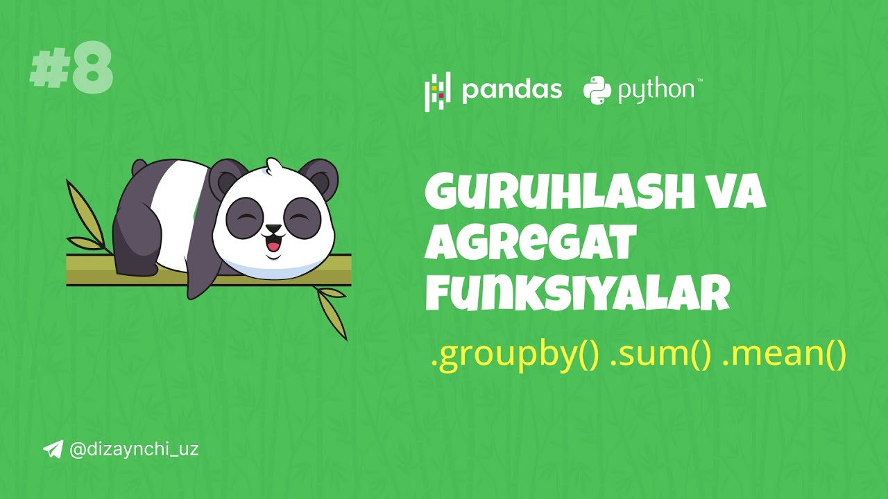 Guruhlash va agregat funksiyalar