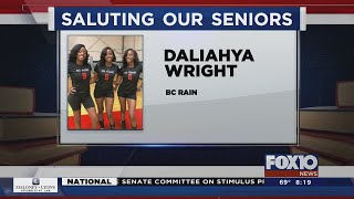 Saluting Our Seniors Daliahya Wright Delilah Wright Ladeja Wright and Lean Thomas