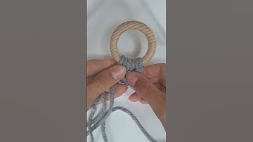 DIY macrame coasters / Makramee-Untersetzer #diy #art #macrame