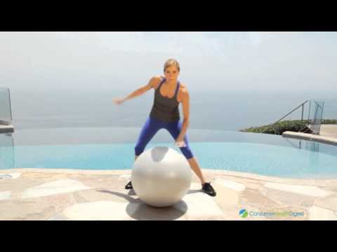 25 Minutes Stability Ball Workout By LaReine Chabut - Part 1