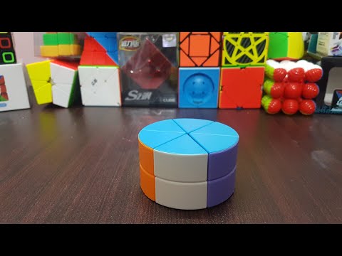 Cylinder Cake 2x3x3 Magic Rubik Cube Unboxing and Review | Two Layer Rubik's Cube