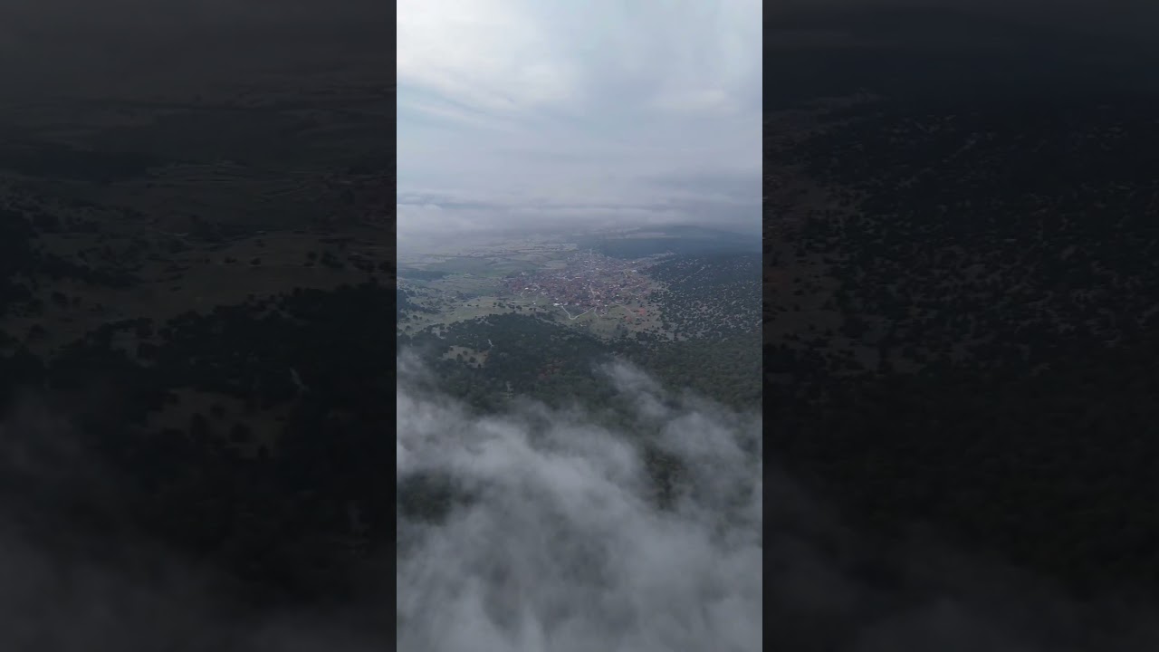 Sisli havada ağaçhisar köyü