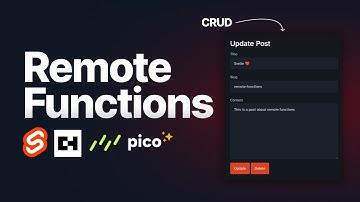 Full Stack SvelteKit CRUD App Using Remote Functions Tutorial