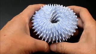 Origami Fibonacci Torus and Knot