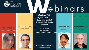 Liquid-liquid Phase Separation (LLPS) of Proteins & Their Role in Pathology