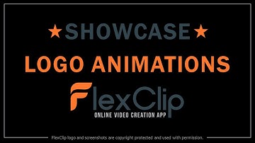 Showcase of Logo Animations in FlexClip