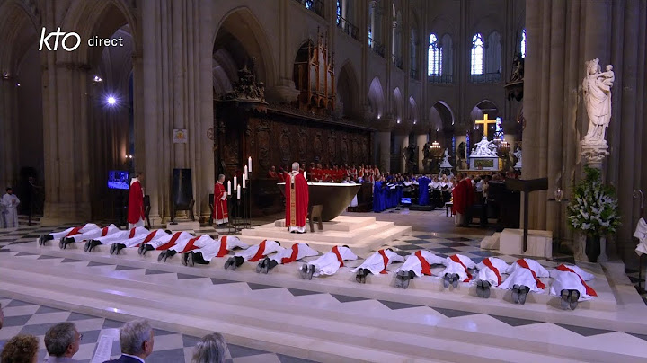 Ordinations sacerdotales 2025 du diocèse de Paris à Notre-Dame de Paris