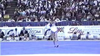 3rd Team ROM Eugenia Popa FX - 1991 World Gymnastics Championships 9.8125