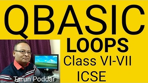 Qbasic Loops Qbasic For-Next loop Qbasic While-wend Loop Qbasic Do-While loop Qbasic Counter Method