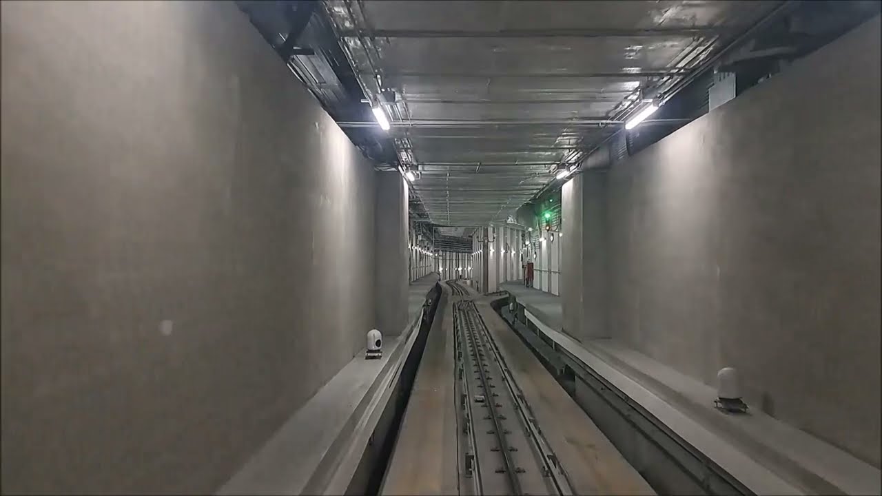 Bangkok Suvarnabhumi Airport Satellite Shuttle ระบบขนส่งผู้โดยสารอัตโนมัติท่าอากาศยานสุวรรณภูมิ