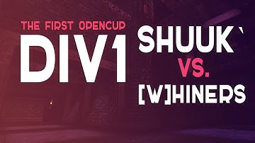 Unreal Tournament 99 [UT99] - shuuk` vs. [w]hiners - The first OpenCup DIV 1 4on4 TDM GF - pov kepa
