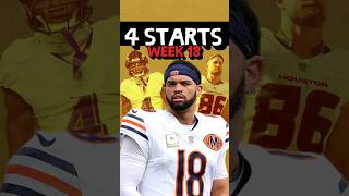 4 MUST Starts for Fantasy Week 18🔥#fantasyfootball #nfl #nflweek18 #calebwilliams