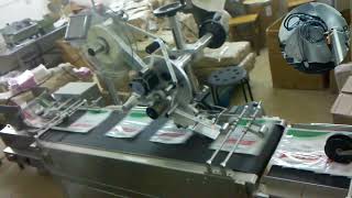 flat bag labeling machine