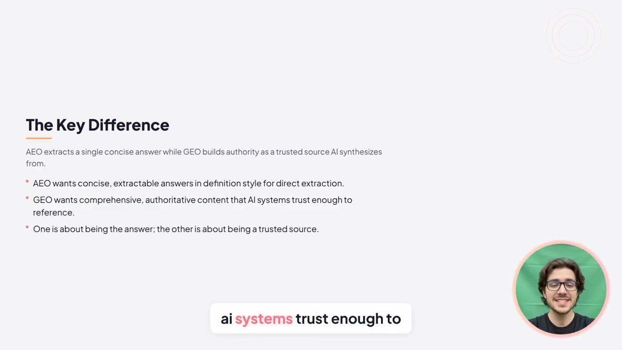 AEO vs GEO: Understanding Generative vs Answer Engine Optimization (2026)