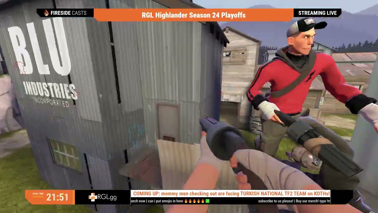 TURKISH NATIONAL TF2 TEAM vs. mommy men checking out - RGL Highlander Season 24 Playoffs - R1