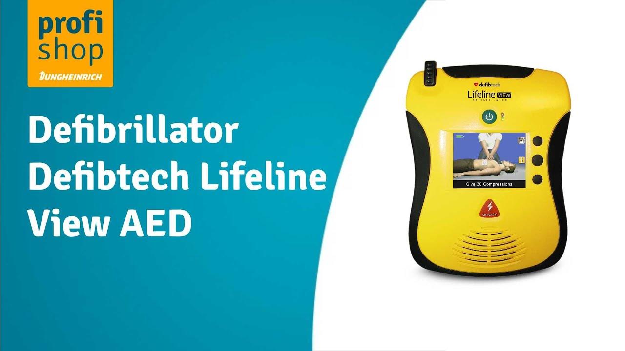 Defibrillator Defibtech Lifeline View AED inklusive SafeSet