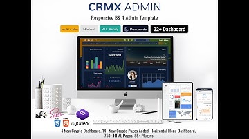 CRMx – Responsive Web Application Kit With Bootstrap Dashboard