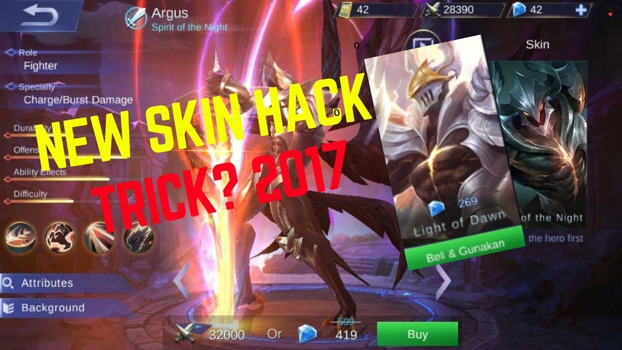 Mobile Legends New Skin Hack|Trick - YouTube