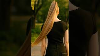 Bold Ponytail Style. Undercut. #longhair #undercut #undercuthairstyle