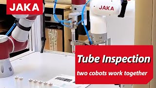 🦾Tube Inspection with Two Cobots Working Seamlessly Together🦾