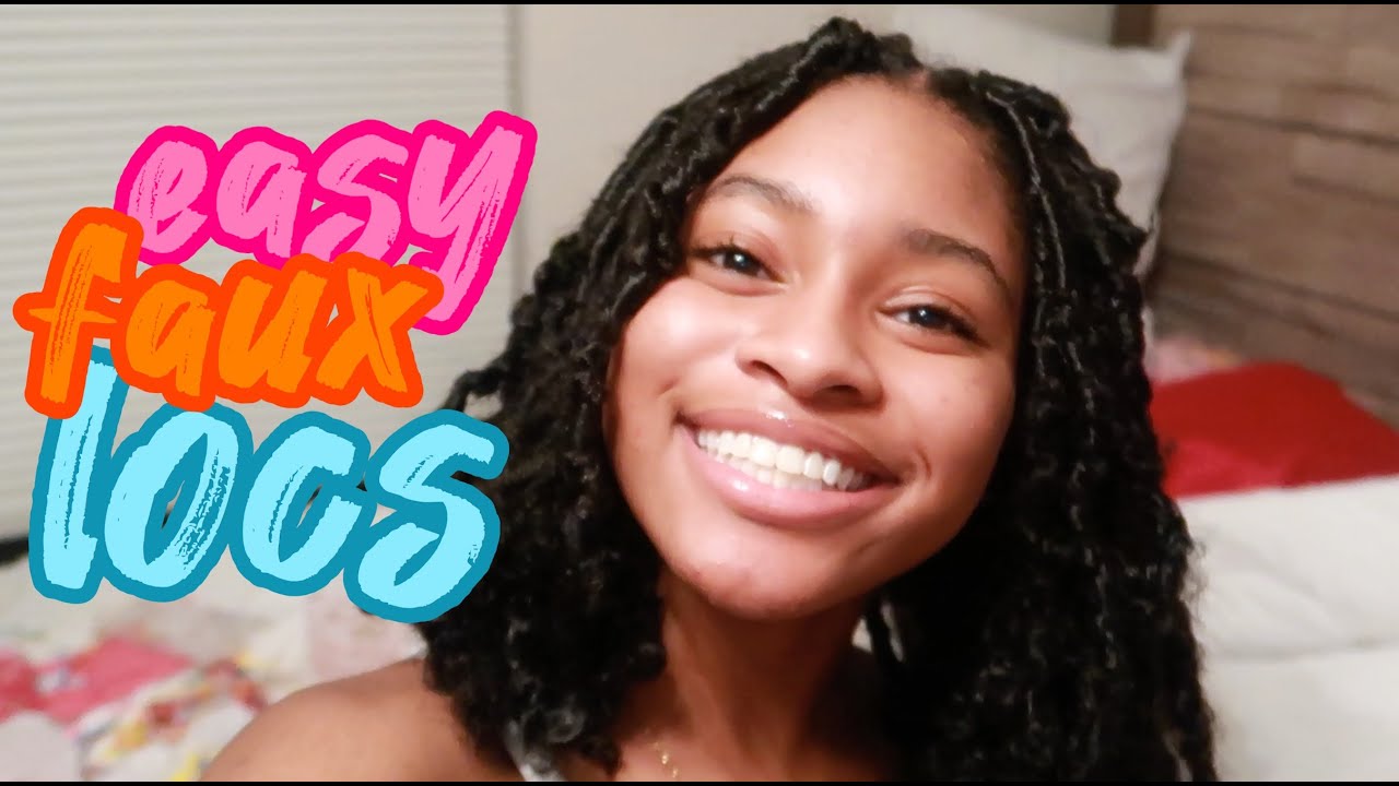 Easy Distressed Butterfly Locs Tutorial + Vlog