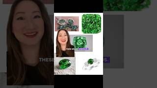 Not All Green Stones Are Emeralds! #tsavorite #tsavoritegarnet #greengemstone