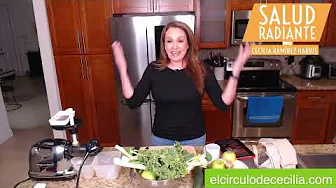 Como preparar un Jugo Verde con lo que queda en la nevera