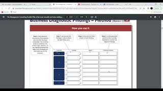 Business Diagnostic Template