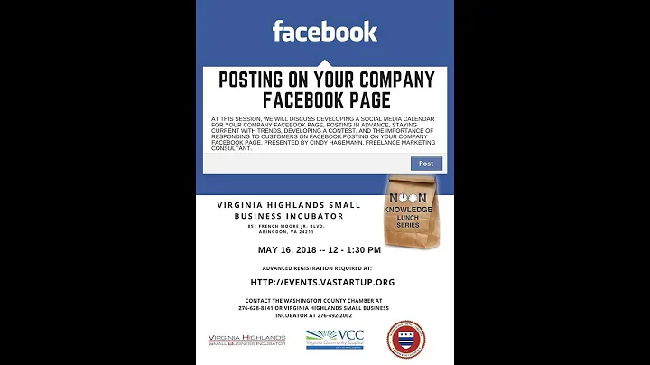 Posting On Your Company Facebook Page Noon Knowledge, May 16, 2018