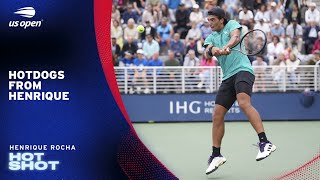 Henrique Rocha Hits An Amazing Tweener In This Point 2025 Us Open