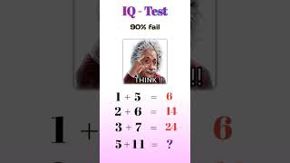 IQ test part 31/#shorts #maths #iqtest #mathgame #mathpuzzle #puzzle #iq #maththesolution
