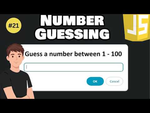 JavaScript NUMBER GUESSING GAME ↕ ( Javascript tutorial 21 )