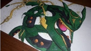 Speed Drawing- Mega Rayquaza