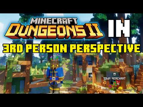 Minecraft Dungeons 2 in 3rd Person Mode