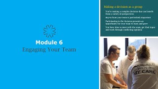 Leadership Fundamentals Module 6: Engaging Your Team