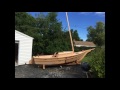 Weekender Sailboat Construction and launch