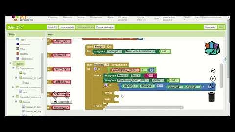 App Inventor. Menú desplegable