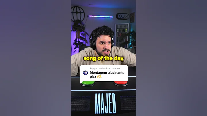 Majed reacts to MONTAGEM ALUCINANTE - DJ ORBITAL, Rushex