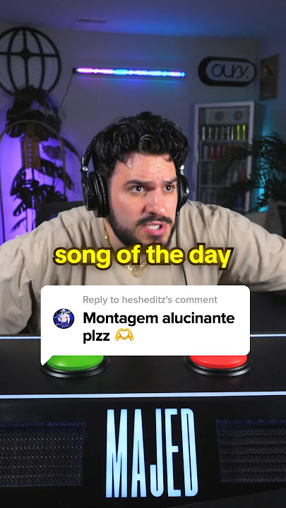 Majed reacts to MONTAGEM ALUCINANTE - DJ ORBITAL, Rushex
