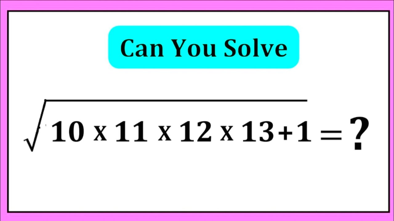 Nice Square Root Math Simplification Problem #maths #mathsaminute #squareroot 