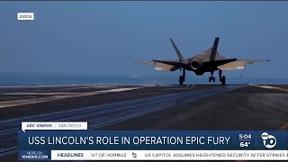 USS Abraham Lincoln playing key role in Operation Epic Fury against Iran