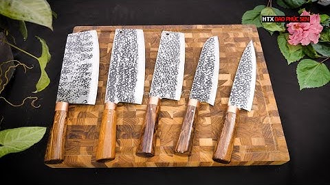 🔥BỘ DAO BẾP HOA VĂN  - ĐẦY ĐỦ CHỨC NĂNG 🔥 - HÀNG CHUẨN CỦA HTX DAO PHÚC SEN